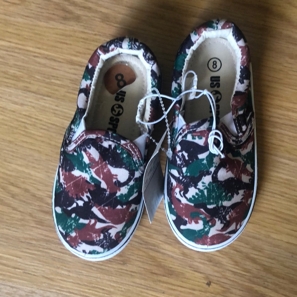 Dinosaur Print Boys Shoes
